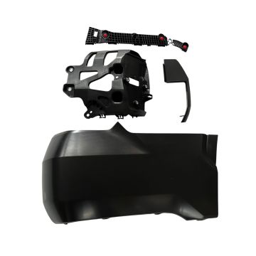 Bumper Extension Assembly Rear Right Outer w/o Wheel Opening Mouldings w/o Parking Sensors Primed for Toyota Tundra 2022-2024
