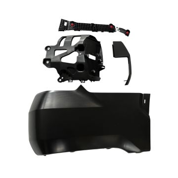 Bumper Extension Assembly Rear Right Outer w/Wheel Opening Mouldings w/o Parking Sensors Primed for Toyota Tundra 2022-2024
