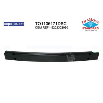 Bumper Cover Reinforcement Rear USA Built CAPA for Toyota Corolla 2003-2008