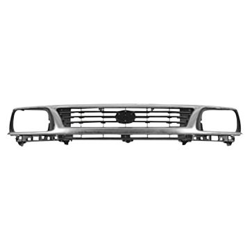Grille Assembly Chrome & Black for Toyota Tacoma 1995-1996