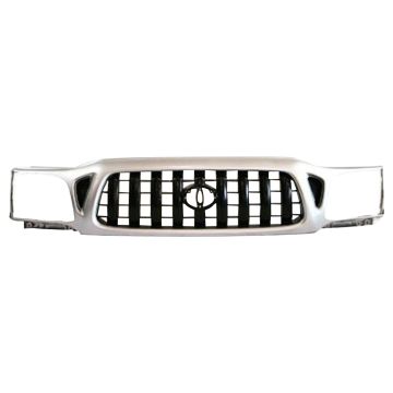 Grille Assembly Argent & Gray for Toyota Tacoma Base DLX Pre Runner 2001-2004