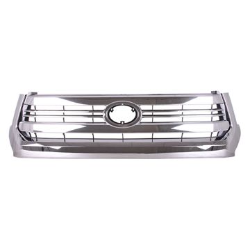 Grille Assembly Round Emblem Mounting Standard Type Chrome for Toyota Tundra 2016-2017