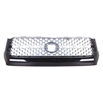 Grille Assembly Standard Type w/o Chrome Surround Attitude Black (Code 218) CAPA for Toyota Tundra 2018-2021