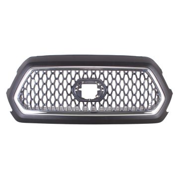 Grille Assembly w/o Trail Edition Emblem Grille Type for Toyota Tacoma TRD Sport TRD Off-Road 2018-2019