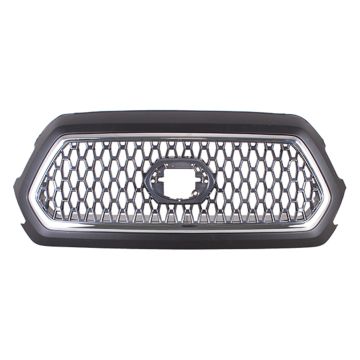 Grille Assembly w/o Trail Edition Emblem Grille Type CAPA for Toyota Tacoma TRD Sport TRD Off-Road 2018-2019