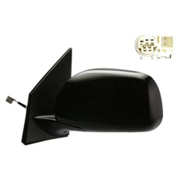 Door Mirror Assembly Left Power w/o Signal Lamp w/Cover Textured USA Built for Toyota RAV4 2009-2012