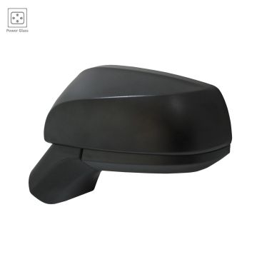 Door Mirror Assembly Left w/o Side View Camera w/o Blind Spot Detection w/Cover Textured for Toyota RAV4 2019-2021