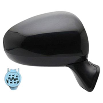 Door Mirror Assembly Right Type L Power Non-Heated Foldaway for Toyota Prius 2010-2015