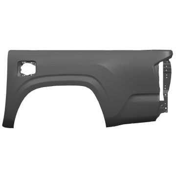 Truck Bed Panel Left w/o Wheel Opening Mouldings Outer Panel Assembly CAPA for Toyota Tacoma Crew Cab Pickup 2016-2023