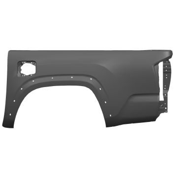 Truck Bed Panel Left w/Wheel Opening Mouldings 5 Foot Bed Outer Panel Assembly for Toyota Tacoma Crew Cab Pickup 2016-2023