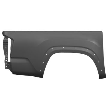 Truck Bed Panel Right w/Wheel Opening Mouldings 5 Foot Bed Outer Panel Assembly CAPA for Toyota Tacoma Crew Cab Pickup 2016-2023
