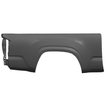 Truck Bed Panel Right w/o Wheel Opening Mouldings Outer Panel Assembly CAPA for Toyota Tacoma Extended Cab Pickup 2016-2023