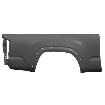 Truck Bed Panel Right 6 Foot Bed w/Wheel Opening Mouldings Outer Panel Assembly CAPA for Toyota Tacoma Crew Cab Pickup Extended Cab Pickup 2016-2023