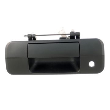 Tailgate Handle Rear w/o Rear Camera Textured Black for Toyota Tundra 2007-2013