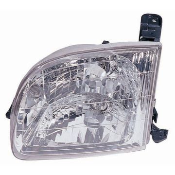 Headlight Assembly Composite Left CAPA for Toyota Tundra Standard Cab Pickup 2000-2004