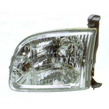 Headlight Assembly Composite Left for Toyota Tundra Standard Cab Pickup 2000-2004