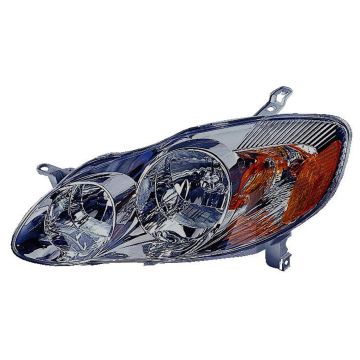 Headlight Assembly Composite Left CAPA for Toyota Corolla S 2003-2004