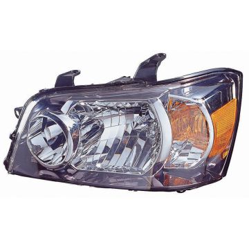 Headlight Assembly Composite Left w/o Bulbs CAPA for Toyota Highlander 2004-2006