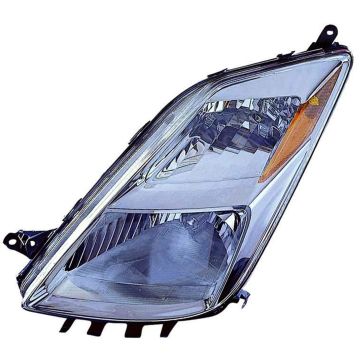 Headlight Assembly Composite Left w/o HID Lamps To 11-05 w/o Bulbs or Sockets CAPA for Toyota Prius 2004-2006