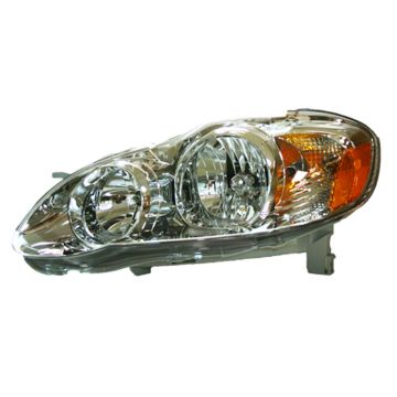 Headlight Assembly Composite Left for Toyota Corolla LE CE 2005-2008