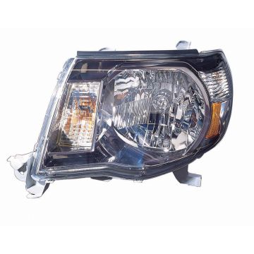 Headlight Assembly Composite Left Type 1 w/Sport Pkg CAPA for Toyota Tacoma X-Runner Pre Runner Base Prerunner SR5 Prerunner TRD Sport Prerunner 2005-2011