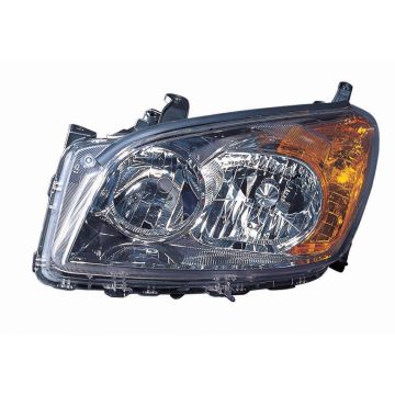 Headlight Assembly Composite Left Lens/Housing Only Japan Built CAPA for Toyota RAV4 Sport 2009-2012