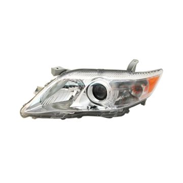 Headlight Assembly Composite Left USA Built CAPA for Toyota Camry Base LE XLE 2010-2011