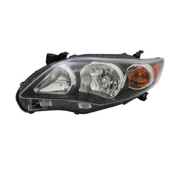 Headlight Assembly Composite Left Canada Built for Toyota Corolla S XRS 2011-2013