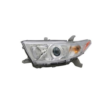 Headlight Assembly Composite Left USA Built for Toyota Highlander 2011-2013