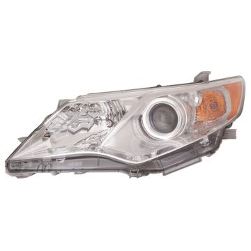 Headlight Assembly Composite Left Halogen CAPA for Toyota Camry L LE Hybrid LE Hybrid XLE XLE Hybrid SE 2012-2014