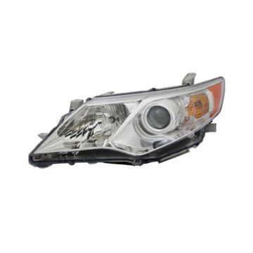 Headlight Assembly Composite Left Halogen for Toyota Camry L LE Hybrid LE Hybrid XLE XLE Hybrid SE 2012-2014