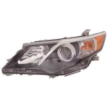 Headlight Assembly Composite Left Halogen CAPA for Toyota Camry SE SE Sport 2012-2014