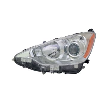 Headlight Assembly Composite Left for Toyota Prius C 2012-2014