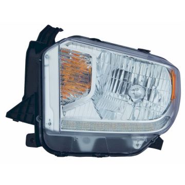 Headlight Assembly Composite Left Halogen LED Daytime Running Lights CAPA for Toyota Tundra Platinum 1794 Edition 2014-2017