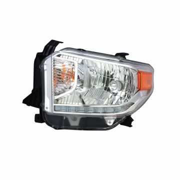 Headlight Assembly Composite Left Halogen LED Daytime Running Lights for Toyota Tundra Platinum 1794 Edition 2014-2017