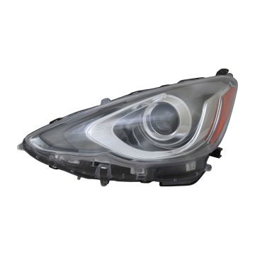 Headlight Assembly Composite Left CAPA for Toyota Prius C 2015-2017