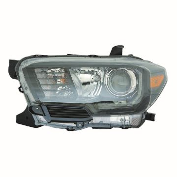 Headlight Assembly Composite Left w/LED DRL w/LED Fog Lamps CAPA for Toyota Tacoma 2017-2019