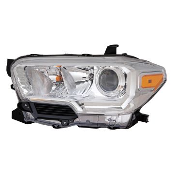 Headlight Assembly Composite Left w/o LED Daytime Running Lamps w/o Fog Lamps CAPA for Toyota Tacoma 2019-2023
