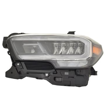 Headlight Assembly Composite Left w/o TRD Pro Pkg CAPA for Toyota Tacoma Limited TRD Sport TRD Off-Road 2020-2023