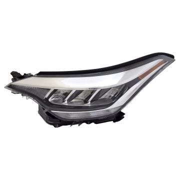 Headlight Assembly Composite Left w/o Adaptive Headlamps Turkey Built CAPA for Toyota C-HR 2020-2022