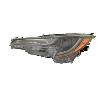Headlight Assembly Composite Left w/o Accent Lighting Japan Built CAPA for Toyota Corolla 2024
