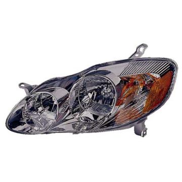 Headlight Assembly Composite Right for Toyota Corolla S 2003-2004