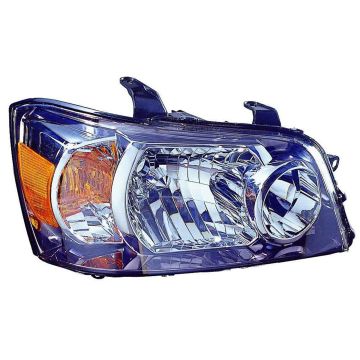 Headlight Assembly Composite Right w/o Bulbs CAPA for Toyota Highlander 2004-2006