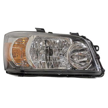 Headlight Assembly Composite Right w/o Bulbs for Toyota Highlander 2004-2006