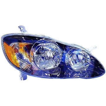 Headlight Assembly Composite Right USA Built CAPA for Toyota Corolla S XRS 2005-2008