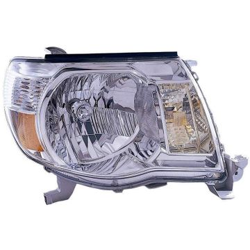 Headlight Assembly Composite Right Type 2 w/o Sport Pkg CAPA for Toyota Tacoma 2005-2011