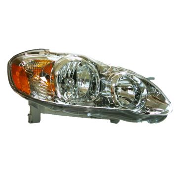 Headlight Assembly Composite Right for Toyota Corolla LE CE 2005-2008