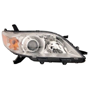 Headlight Assembly Composite Right Halogen w/o LED DRL CAPA for Toyota Sienna Limited Base LE XLE L 2011-2020