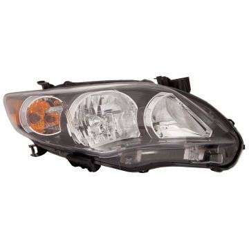 Headlight Assembly Composite Right Canada Built CAPA for Toyota Corolla S XRS 2011-2013