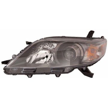 Headlight Assembly Composite Right Halogen for Toyota Sienna SE 2011-2014